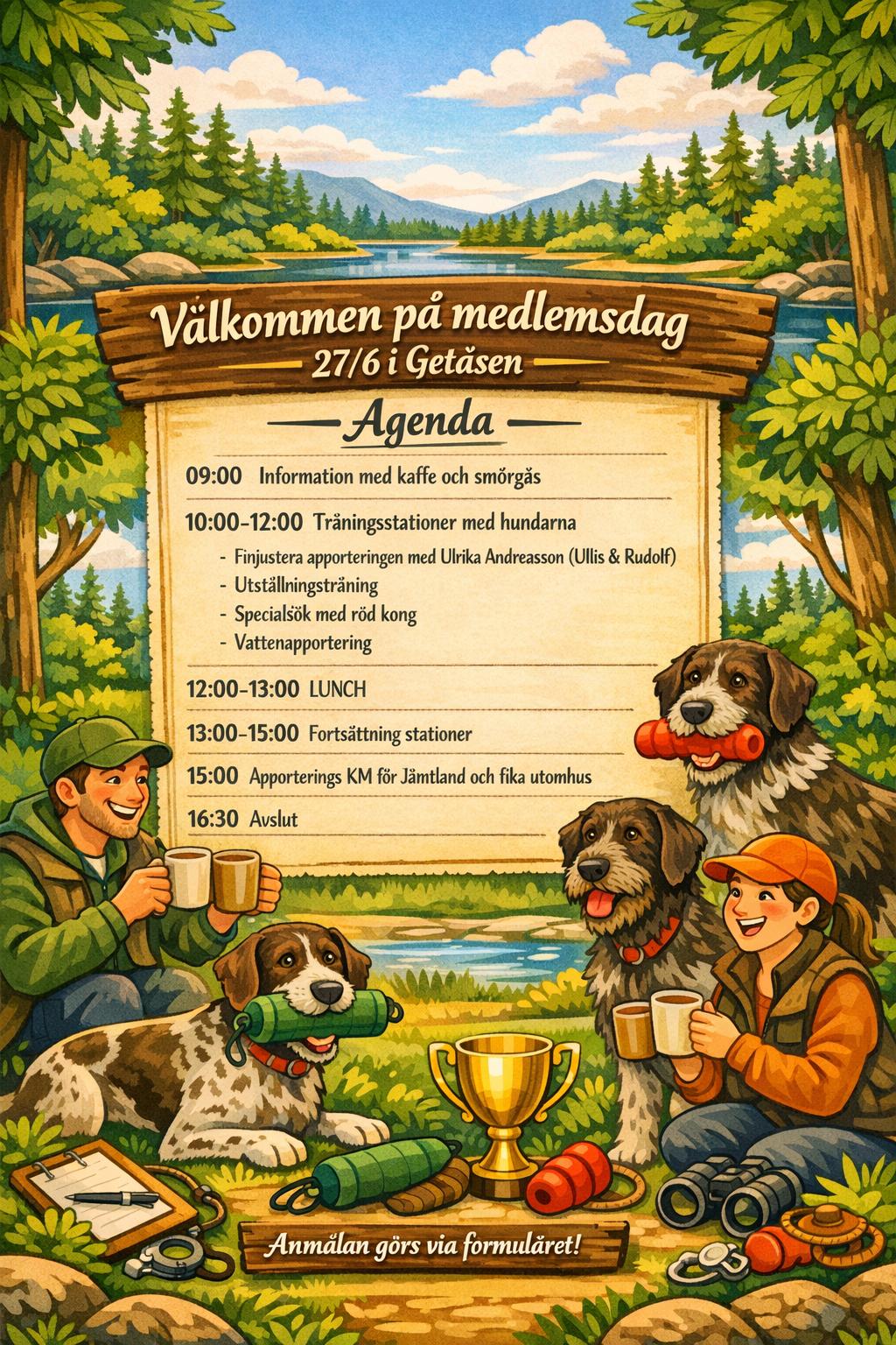 Medlemsdag - Jämtland 27/6