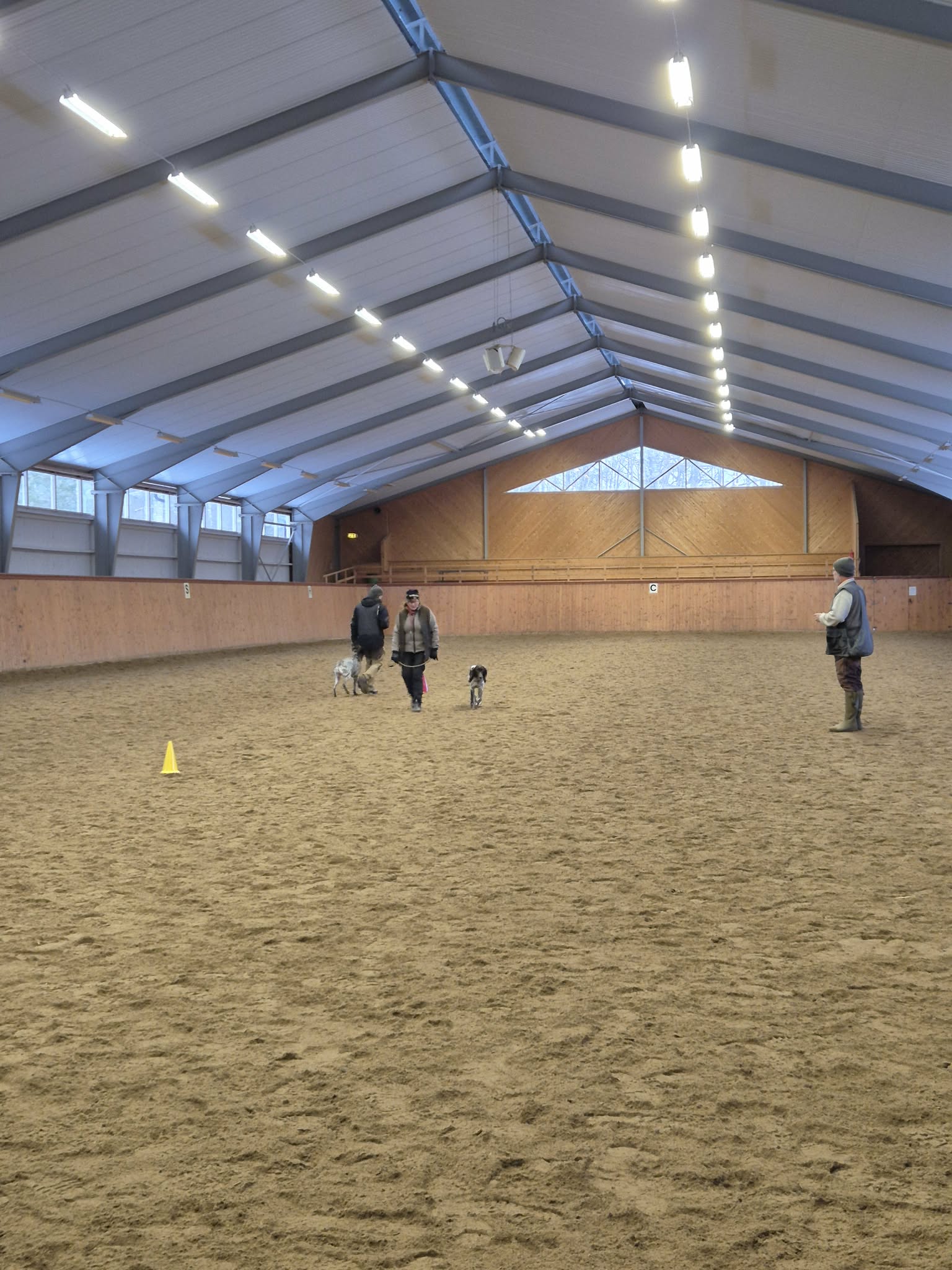 Ridhusträningen i Långasjö är igång