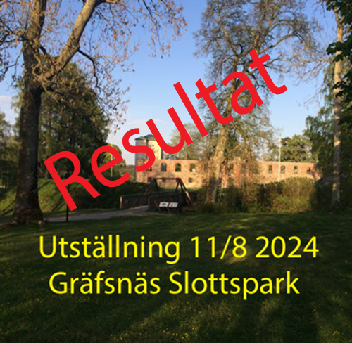 Resultat Utställning Gräfsnäs 2024-08-11