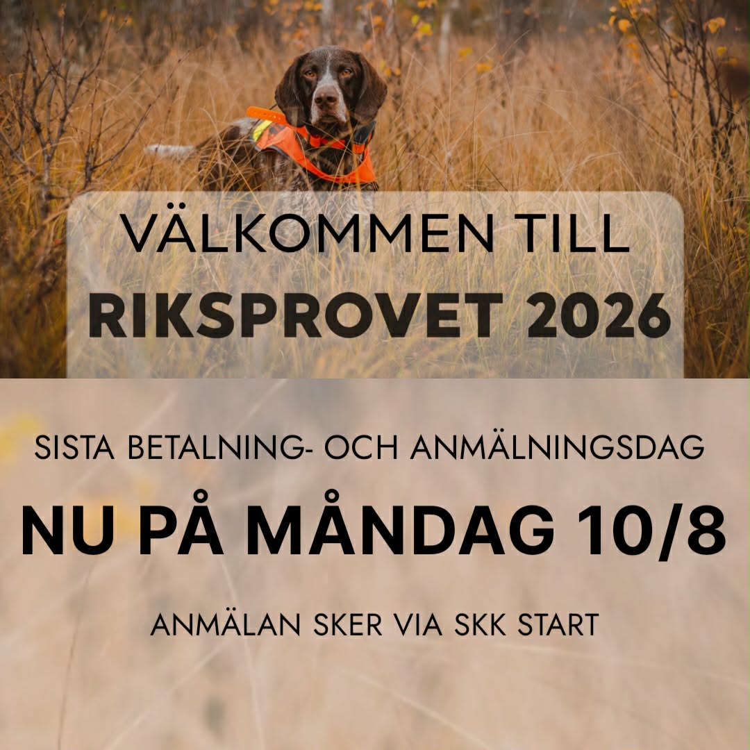 SISTA ANMÄLNINGSDAG NU PÅ MÅNDAG 10/8